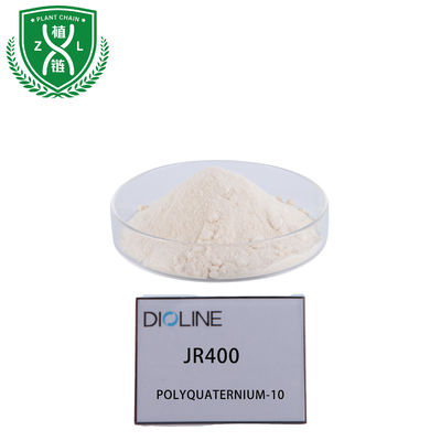 Water Soluble Cationic Addition Polymerization Polyquaternary 10 Powder Softness Antistatic JR400