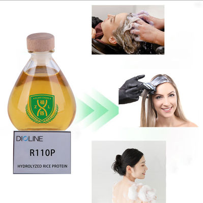 Cosmetics Hydrolyzed Rice Protein Surfactant For Hair Raw Material Amber Liquid