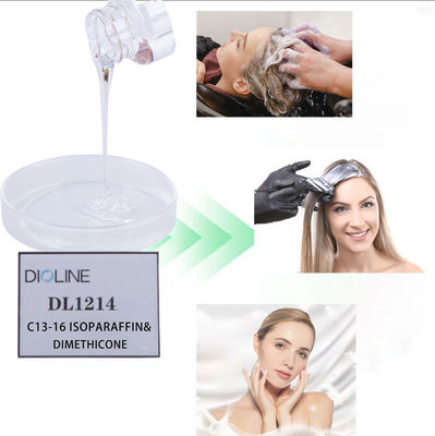 Cosmetic Grade Silicone Oil Surfactant C13-16 Isoparaffin Dimethicone Agent For Hair Repair